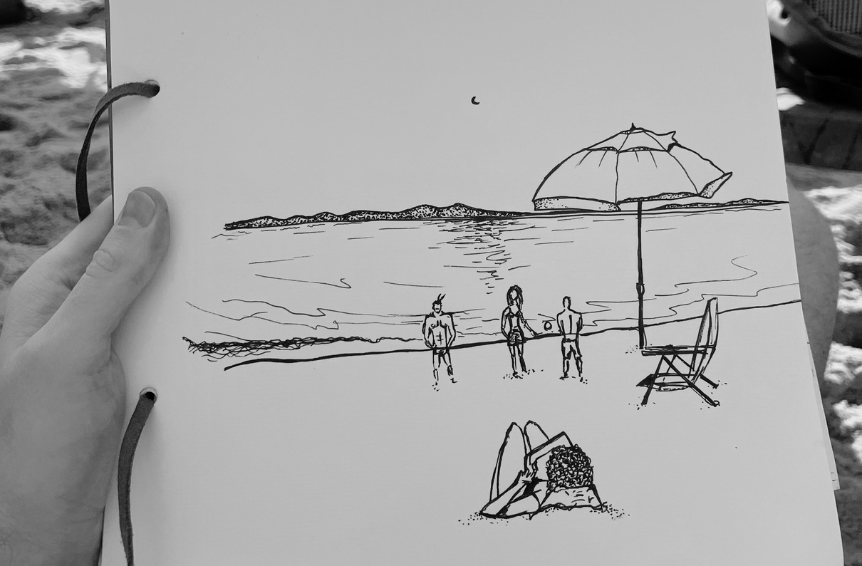 Sketches from Brazil – is it actually to possible to switch off from work?!